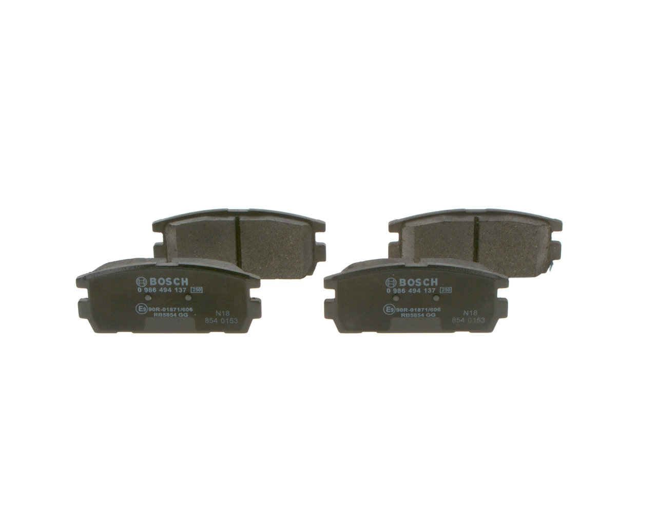 Задні гальмівні колодки Bosch 0986494137 ціна, від 28.14 USD