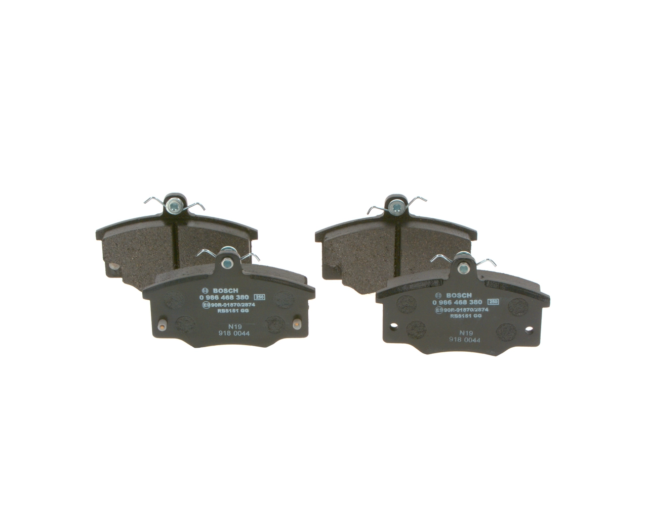 Передні тормозні колодки 0986468380 Bosch