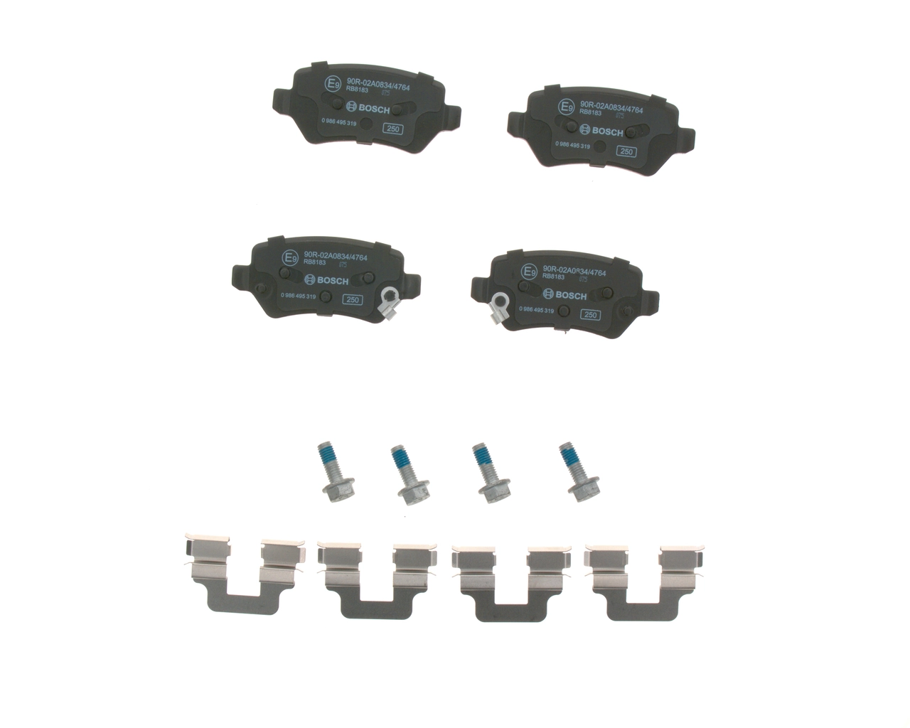 Задні дискові колодки Bosch 0986495319