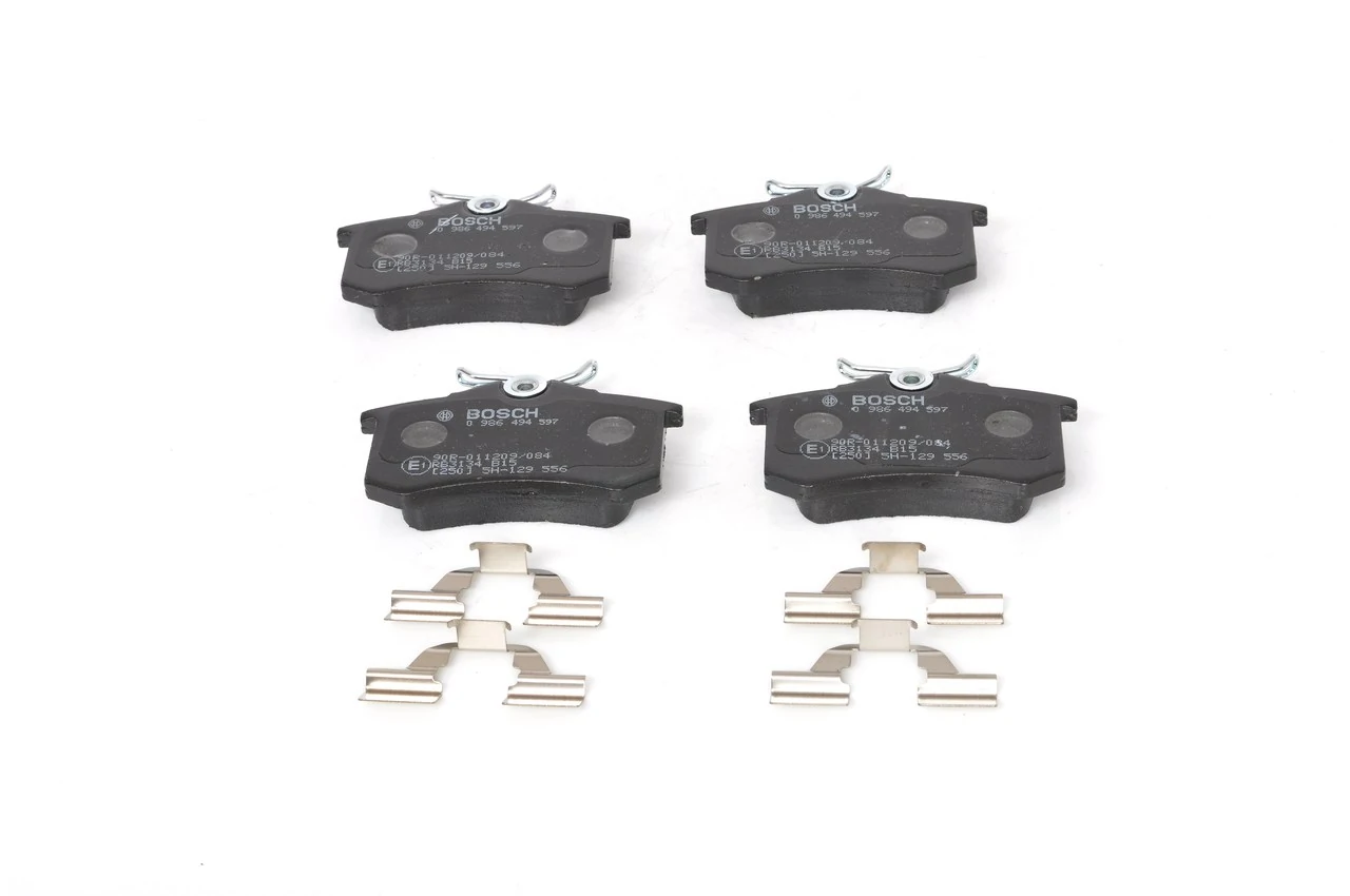 0986494597 Bosch Колодки гальмівні задні, дискові