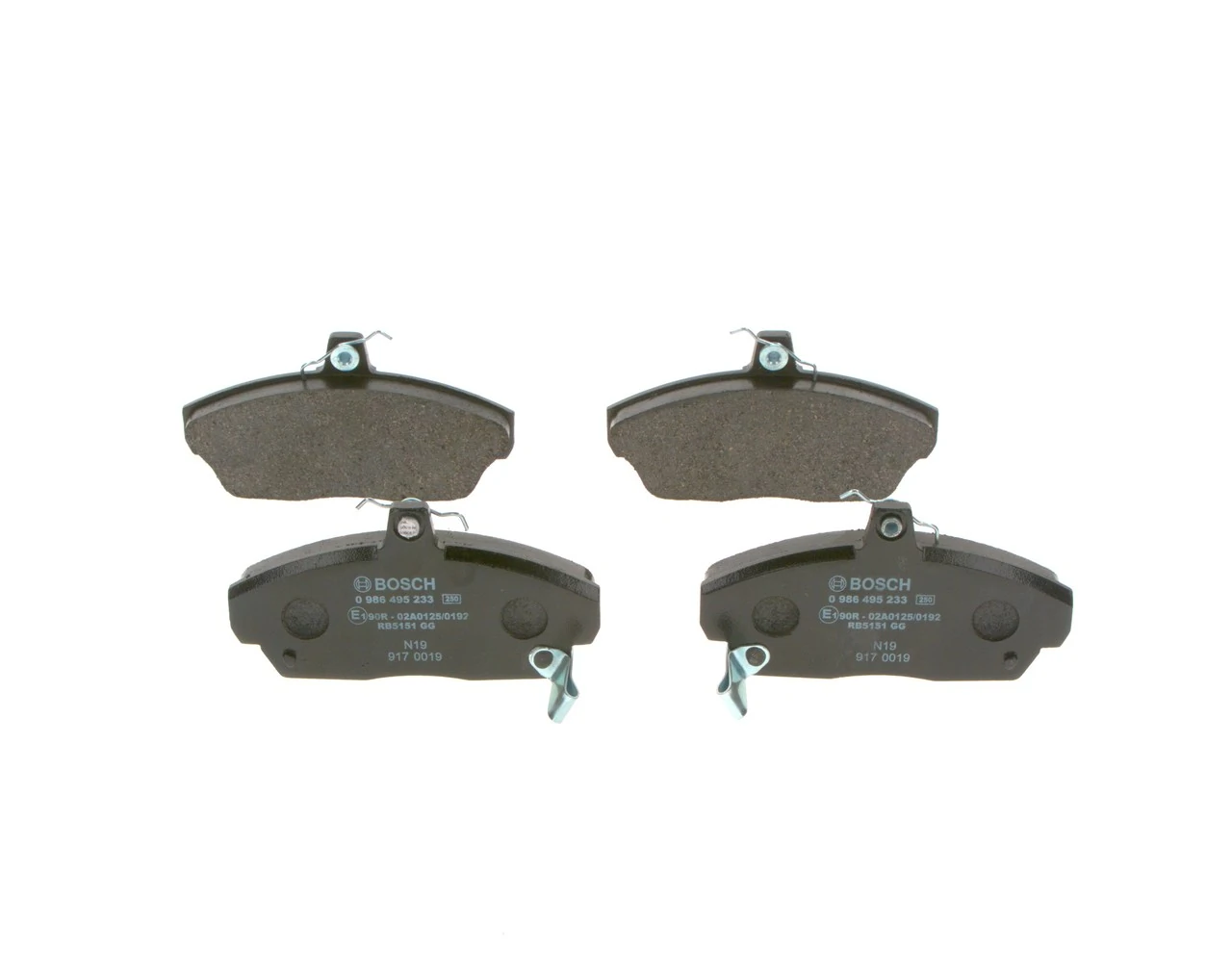 Гальмівні колодки Bosch 0986495233 ціна, від 19.07 USD