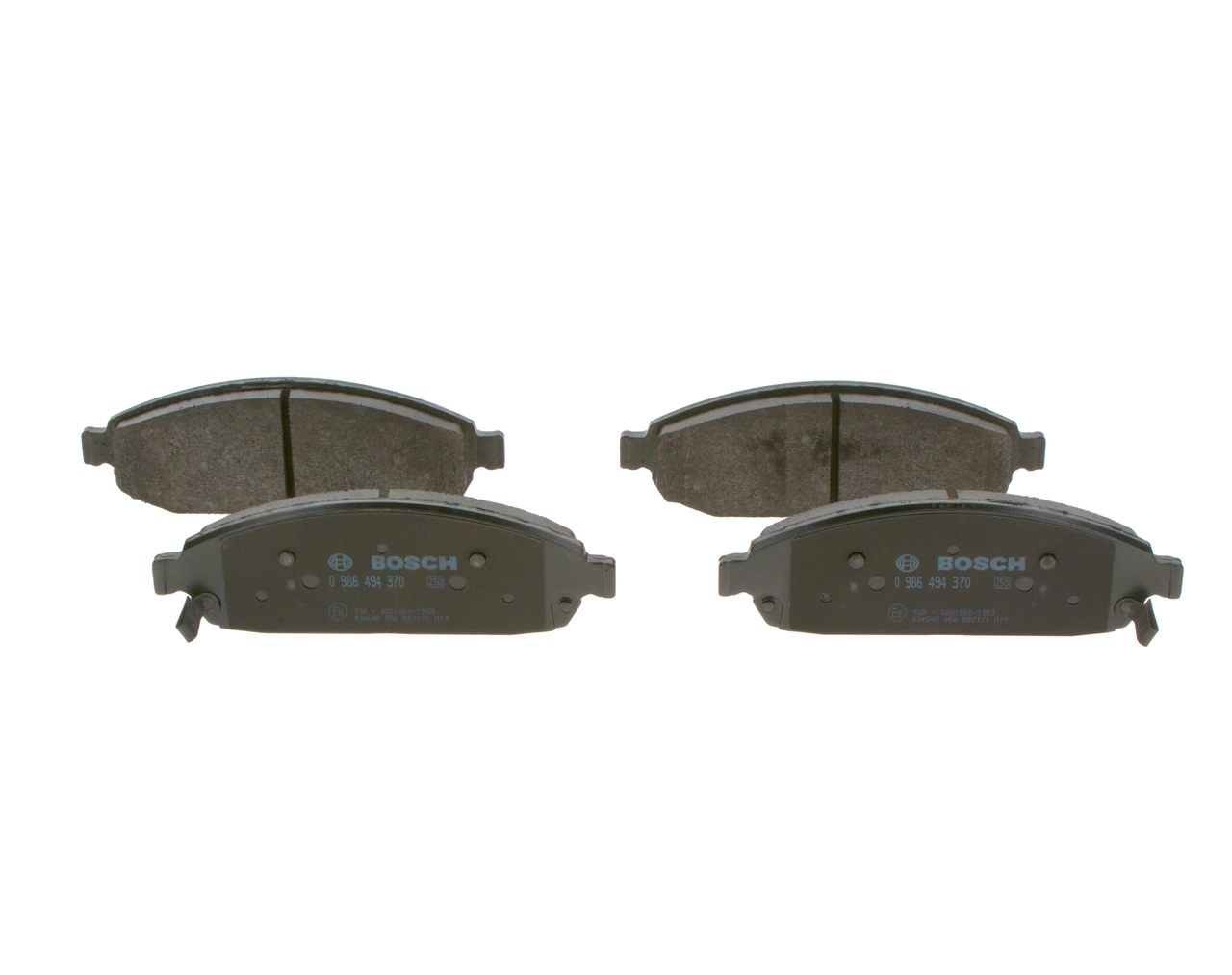 Купити 0986494370 Bosch Колодки гальмівні передні, дискові