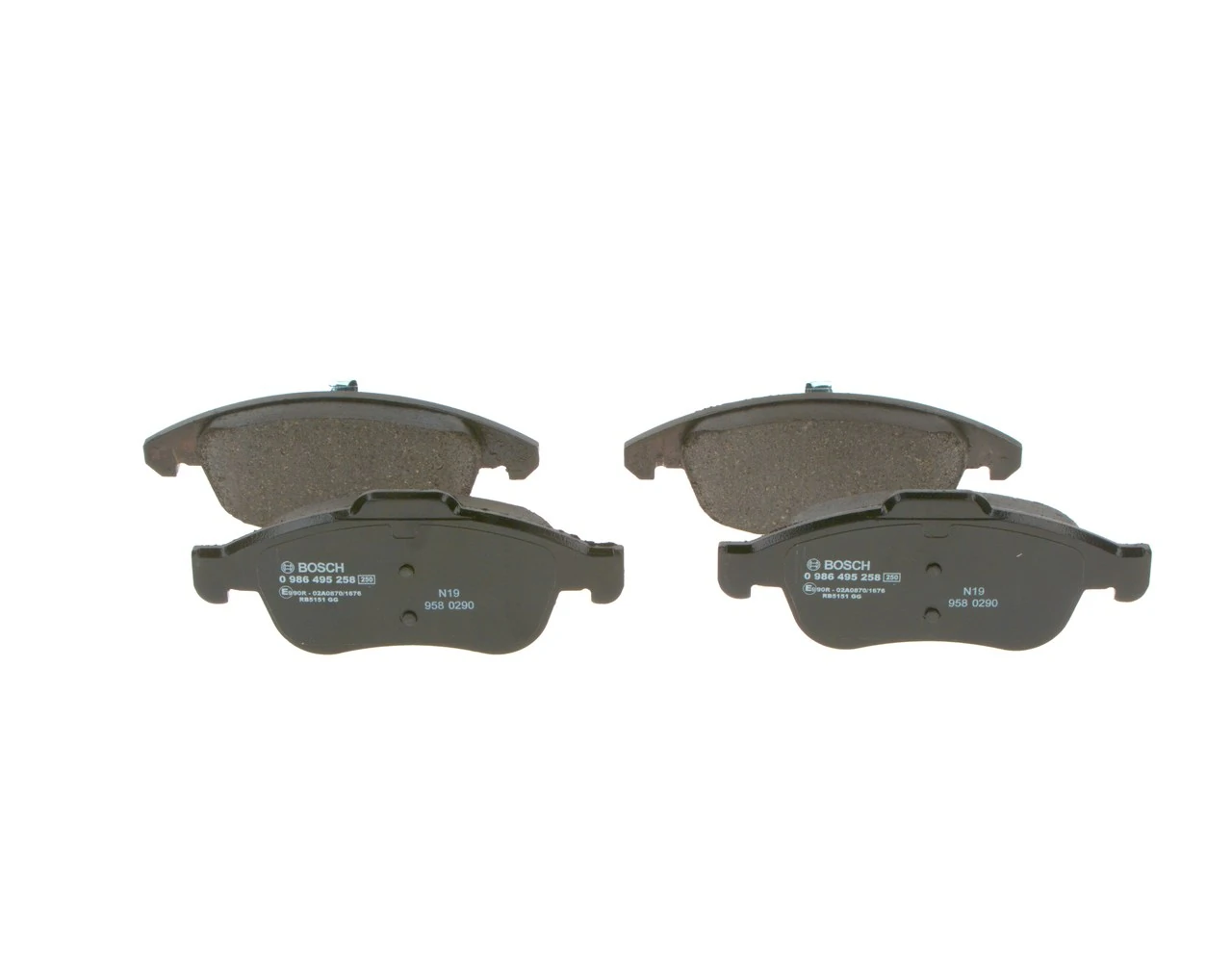 Тормозні колодки Bosch 0986495258