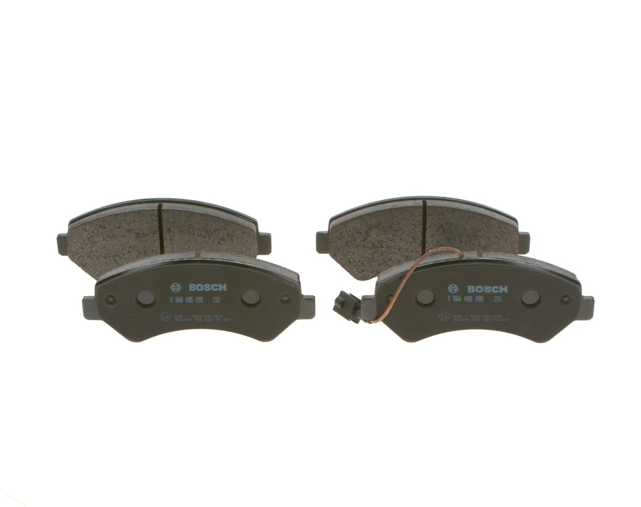 Передні тормозні колодки 0986495095 Bosch