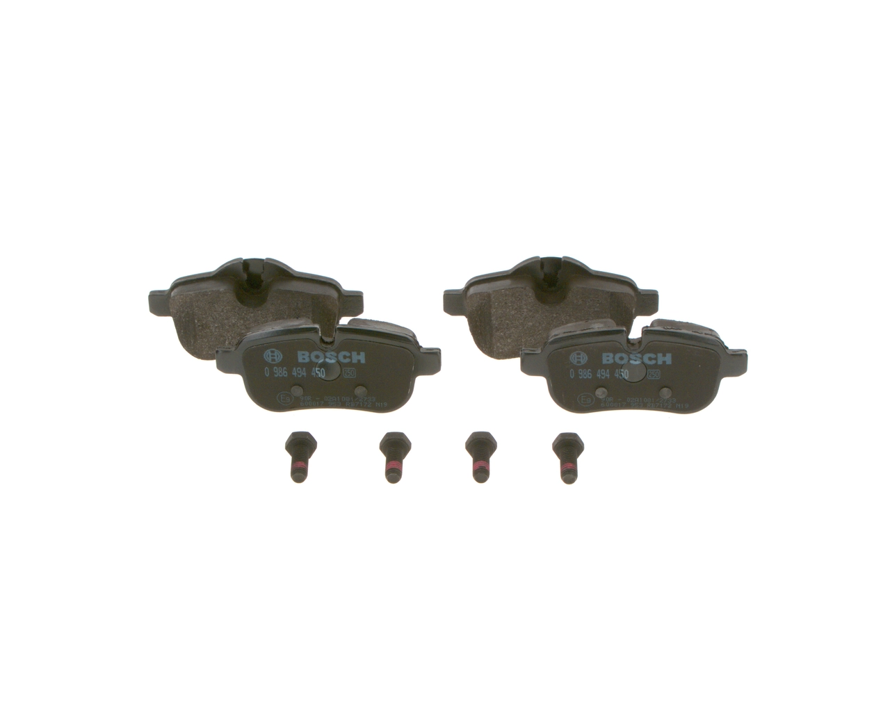 Задні дискові колодки Bosch 0986494450