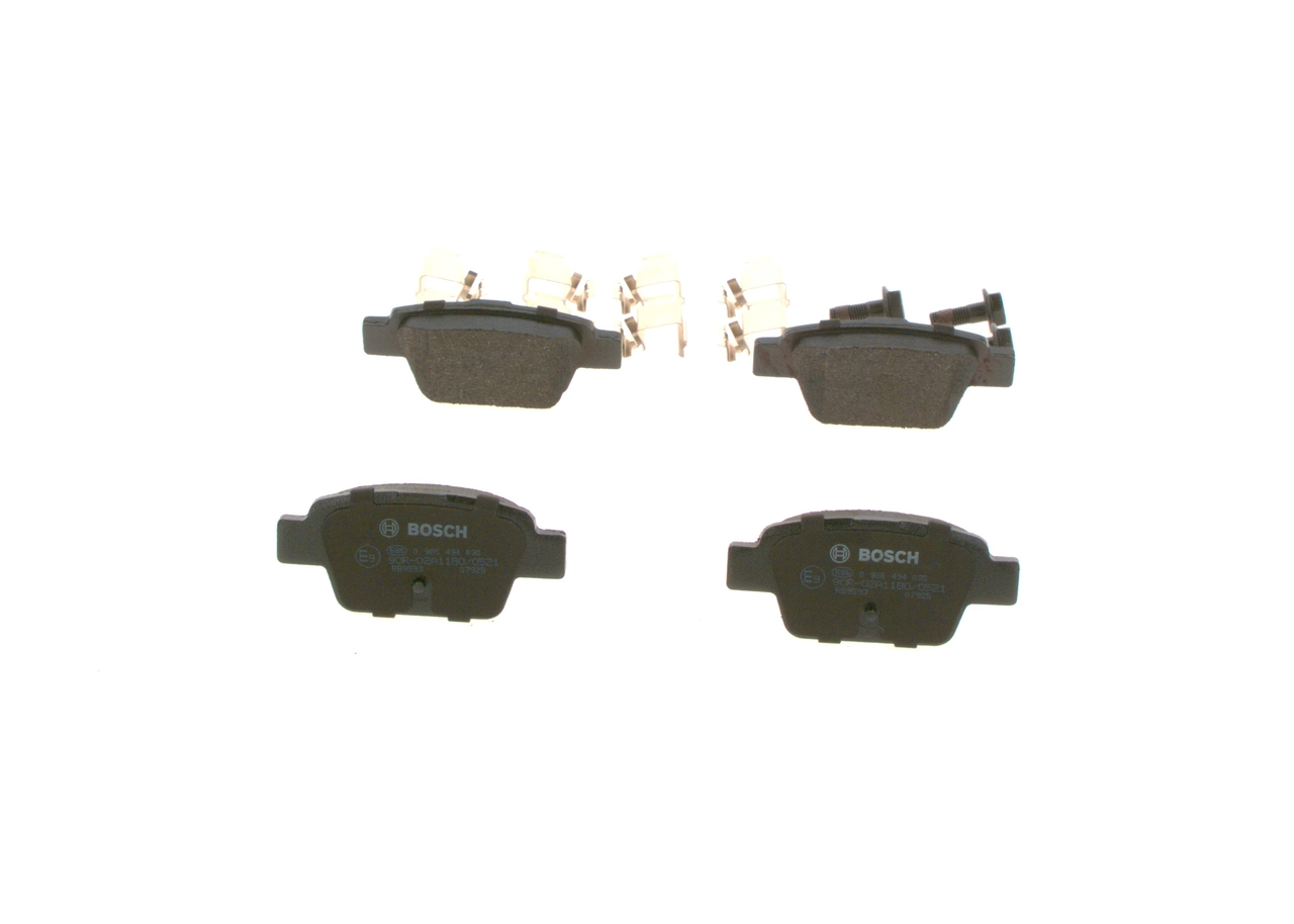 0986494030 Bosch Колодки гальмівні задні, дискові
