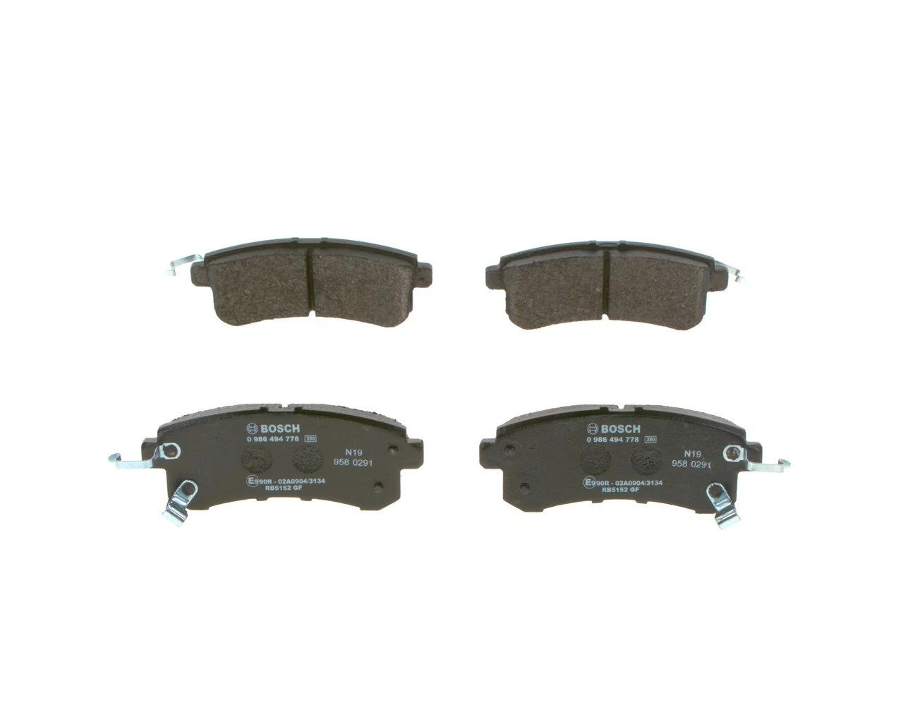 Купити 0986494778 Bosch Задні колодки
