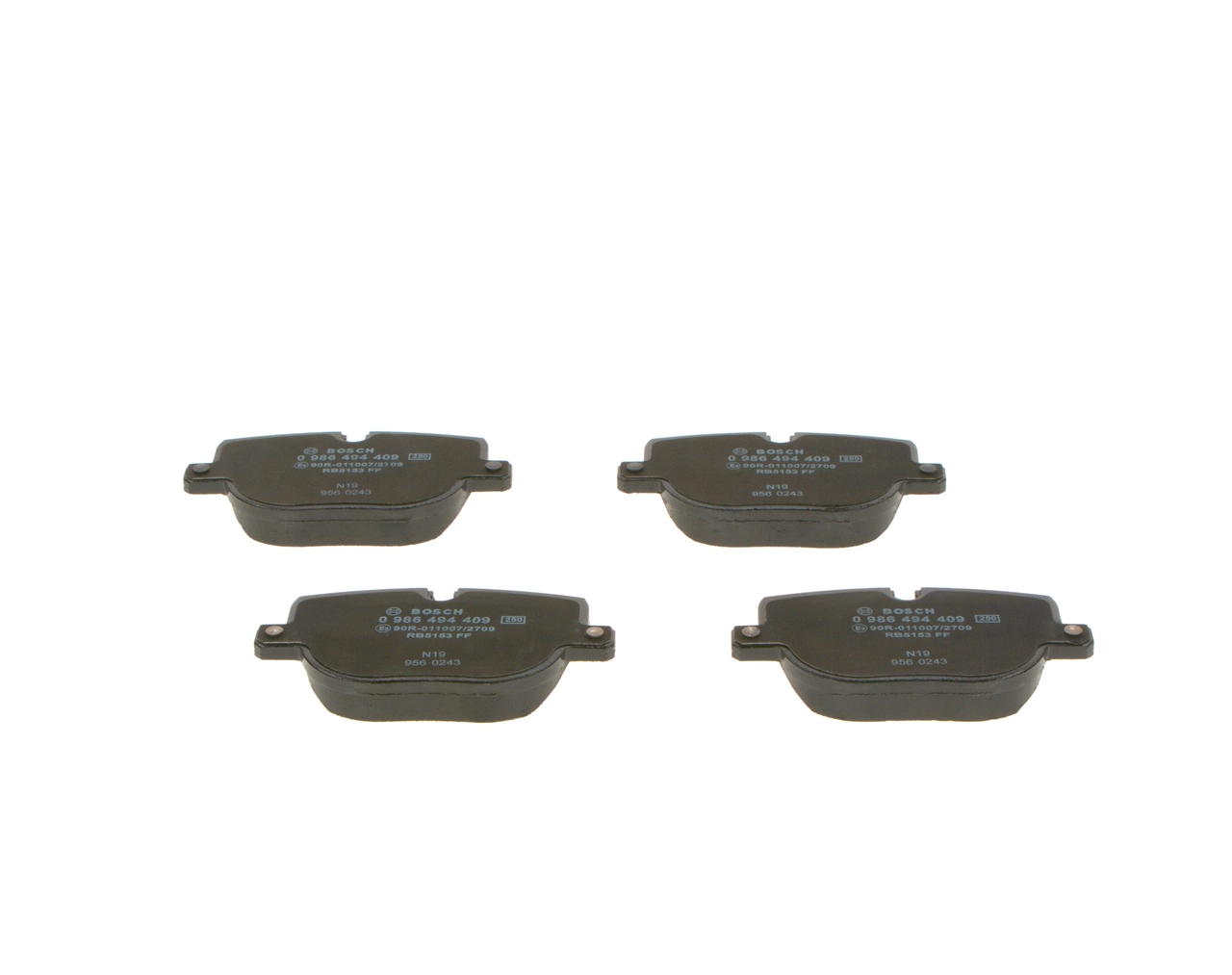 Задні дискові колодки Bosch 0986494409
