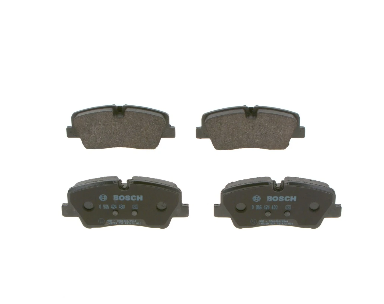 0986424430 Bosch Колодки гальмівні задні, дискові