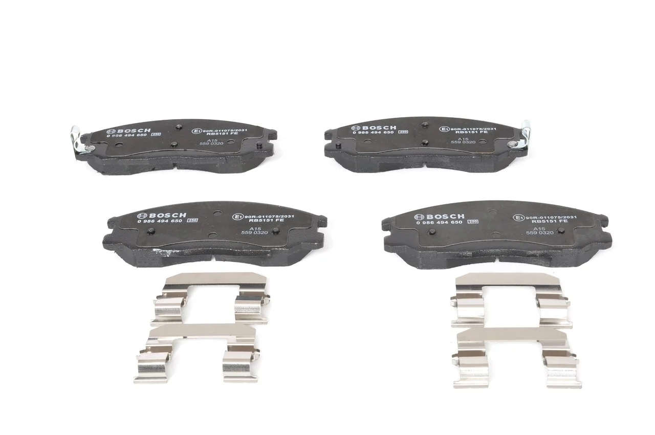 Гальмівні колодки Bosch 0986494650 ціна, від 34.64 USD