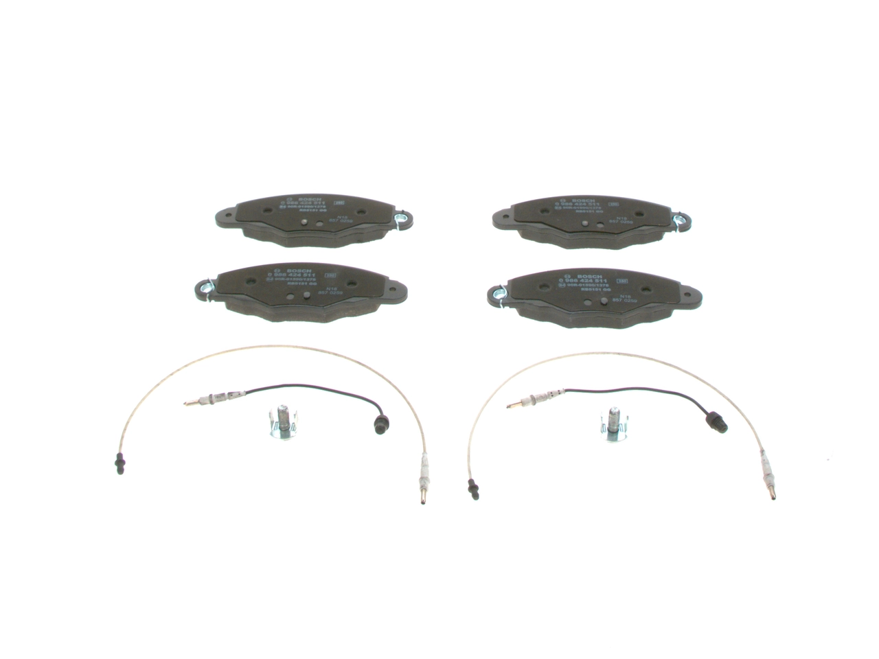Гальмівні колодки Bosch 0986424511 ціна, від 19.90 USD