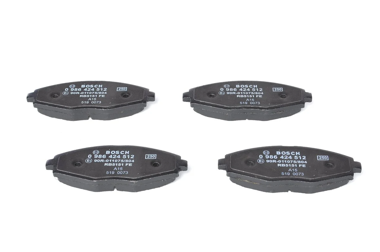 Купити 0986424512 Bosch Колодки гальмівні передні, дискові