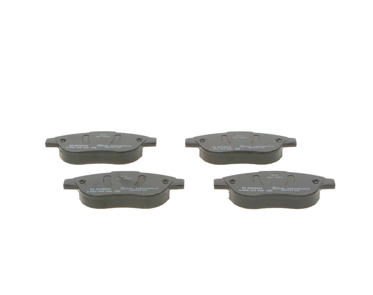 Гальмівні колодки Bosch 0986495225 ціна, від 19.00 USD