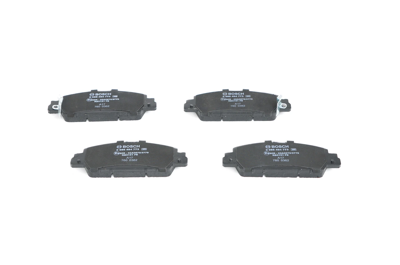 Гальмівні колодки Bosch 0986494773 ціна, від 35.43 USD