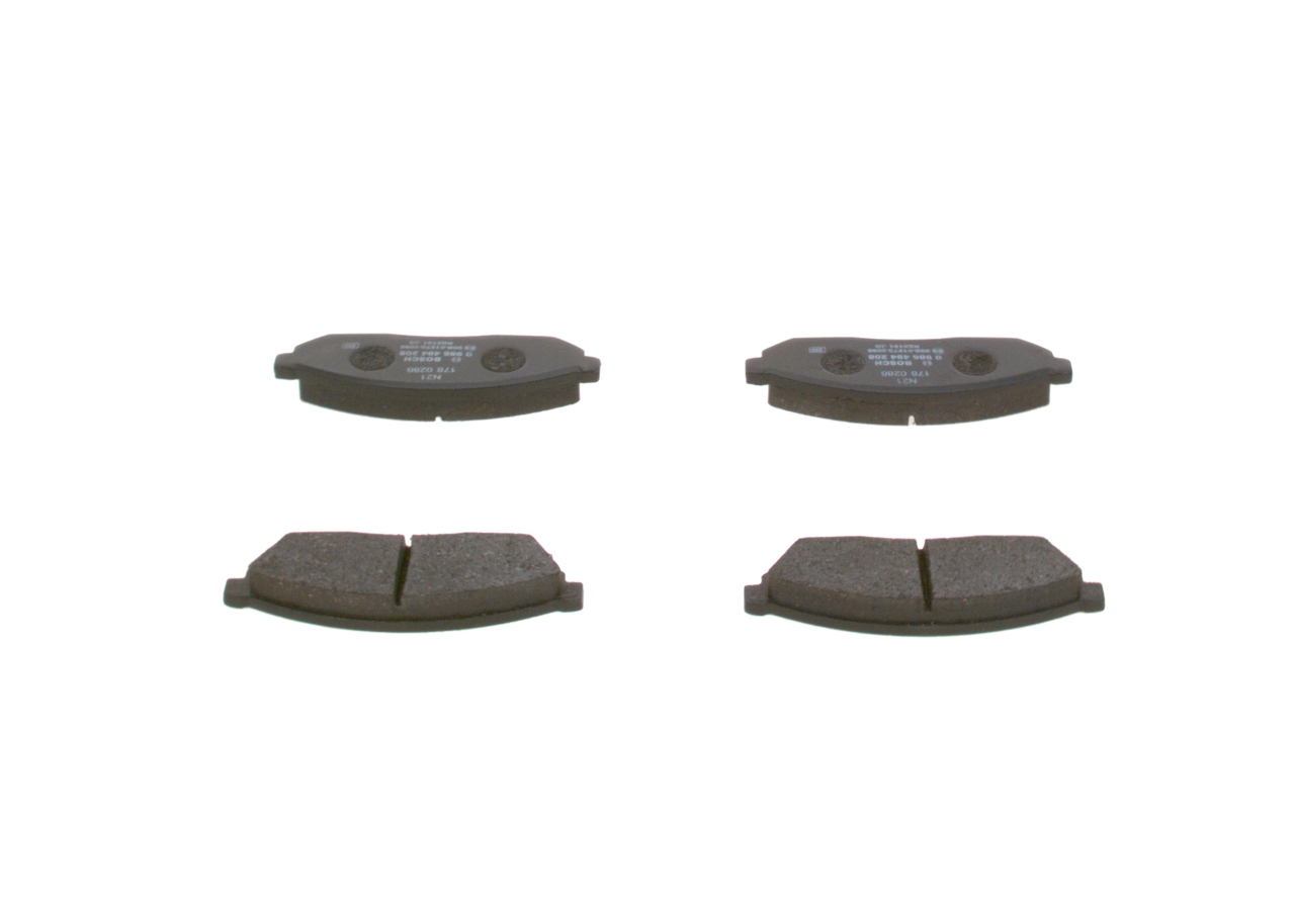Купити 0986494208 Bosch Колодки гальмівні передні, дискові