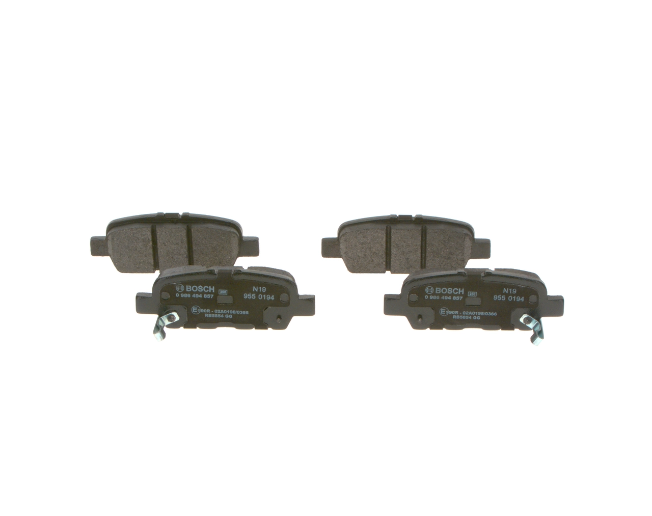 Задні дискові колодки Bosch 0986494857