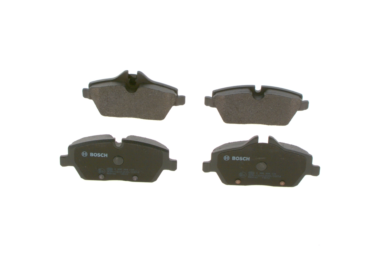 Купити 0986494120 Bosch Колодки гальмівні передні, дискові