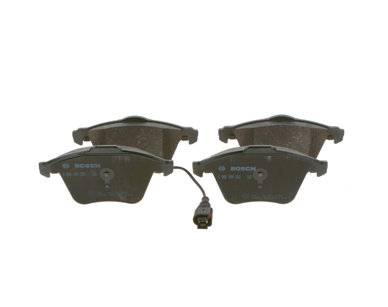 Купити 0986494550 Bosch Колодки гальмівні передні, дискові
