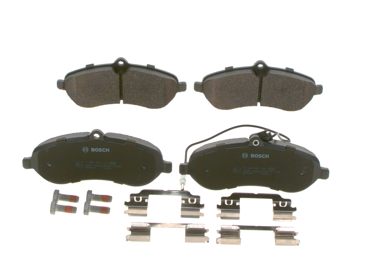 Гальмівні колодки Bosch 0986494163 ціна, від 37.97 USD