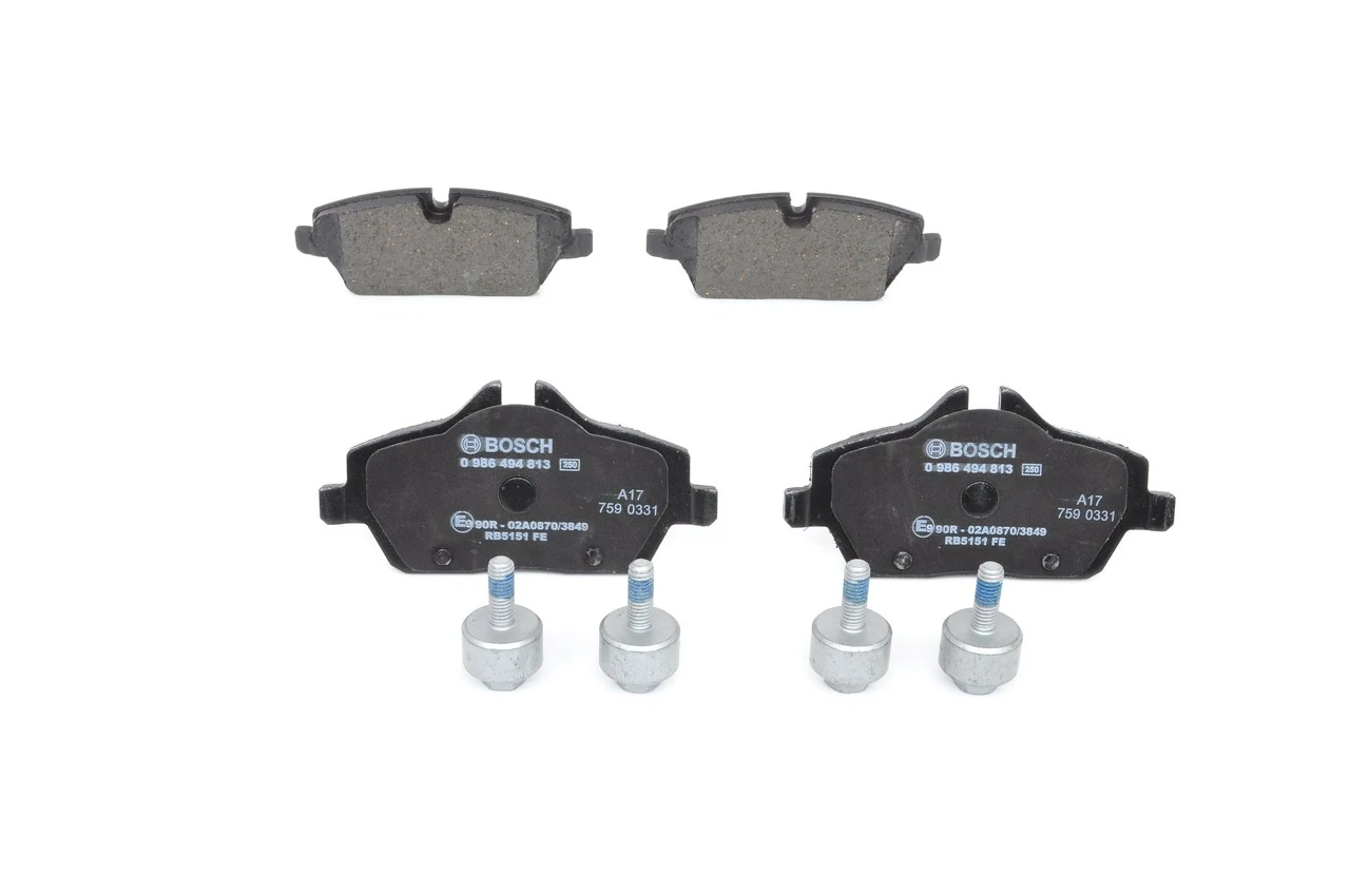 Передні тормозні колодки 0986494813 Bosch