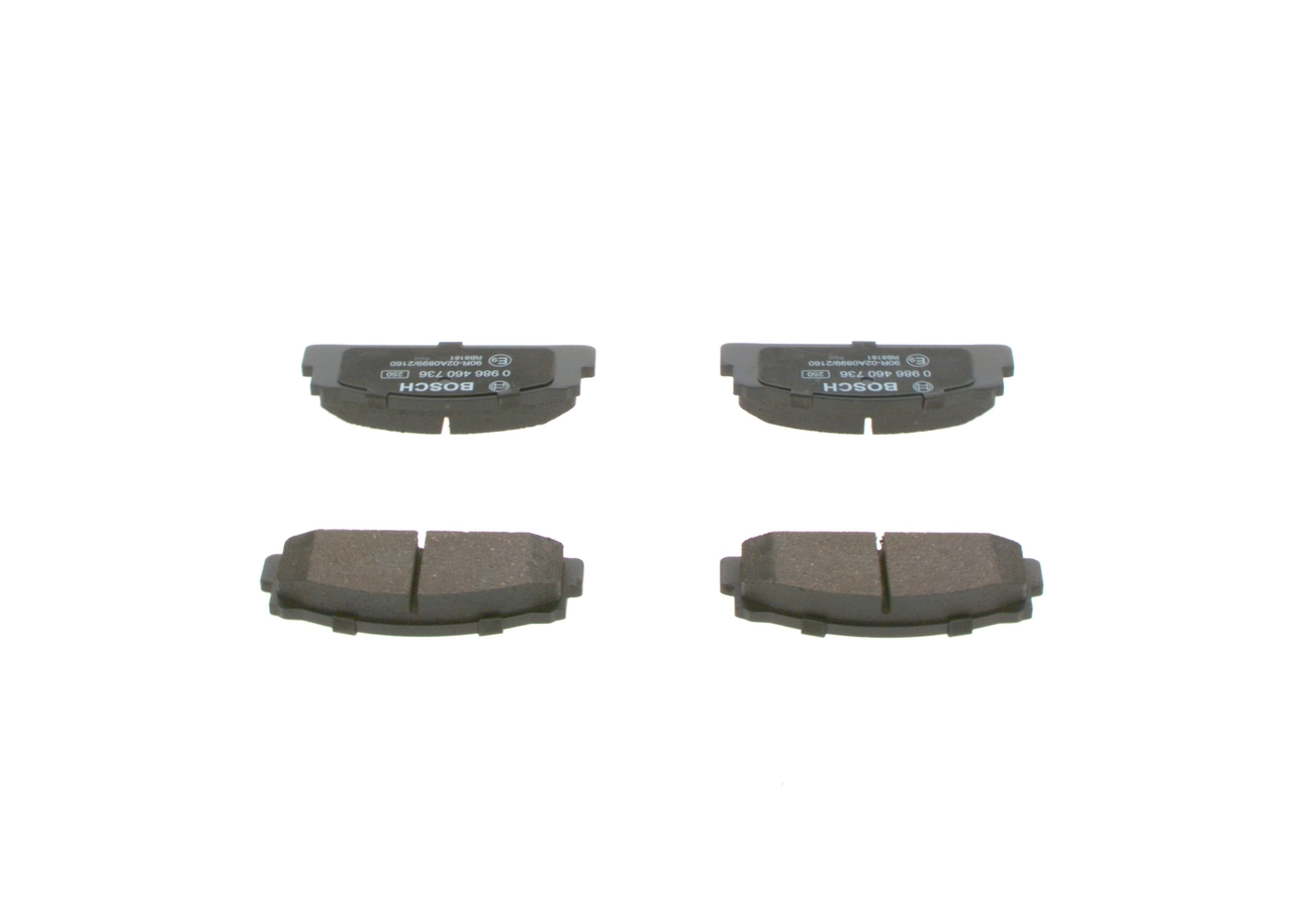 Купити 0986460736 Bosch Колодки гальмівні передні, дискові