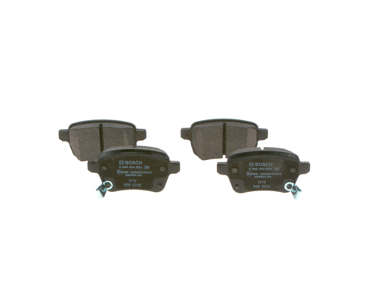 Задні гальмівні колодки Bosch 0986494802 ціна, від 30.05 USD