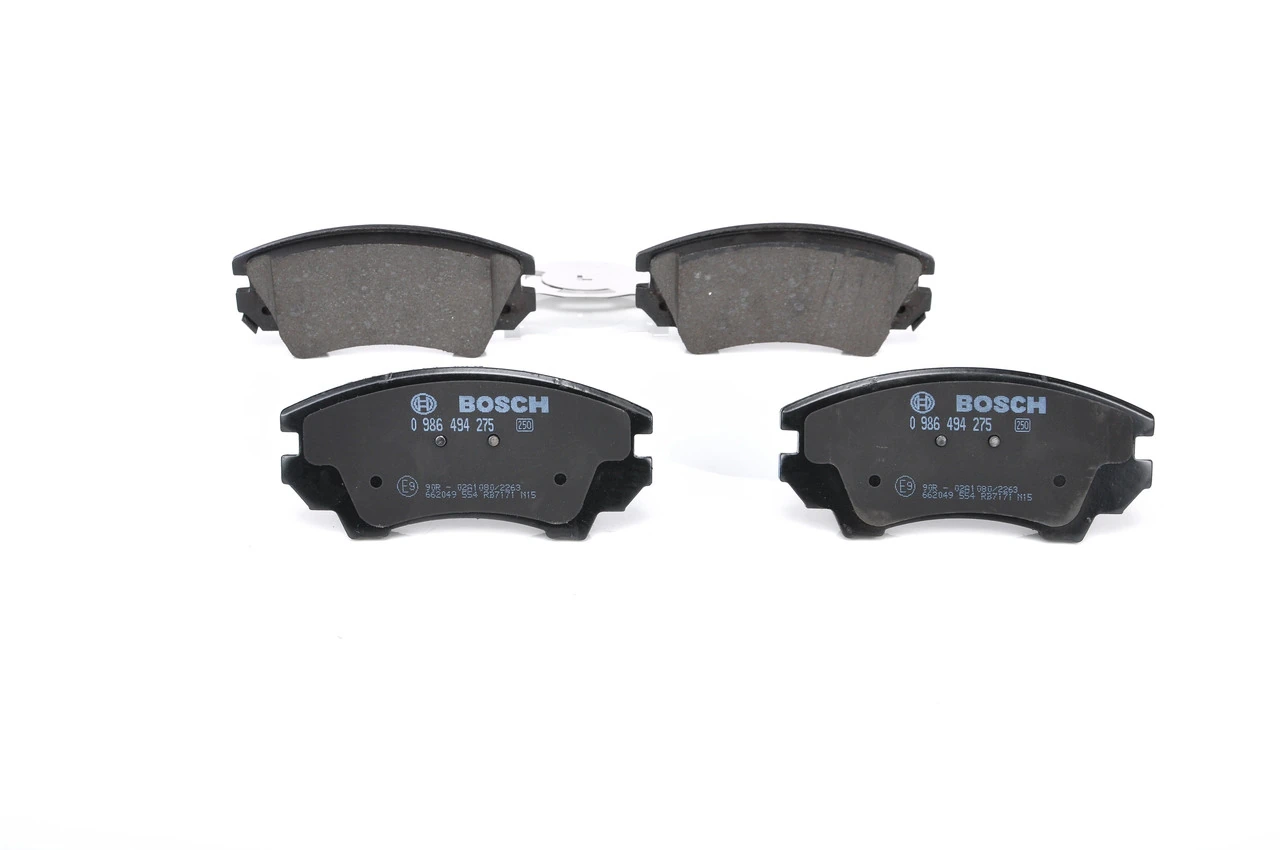 Купити 0986494275 Bosch Колодки гальмівні передні, дискові
