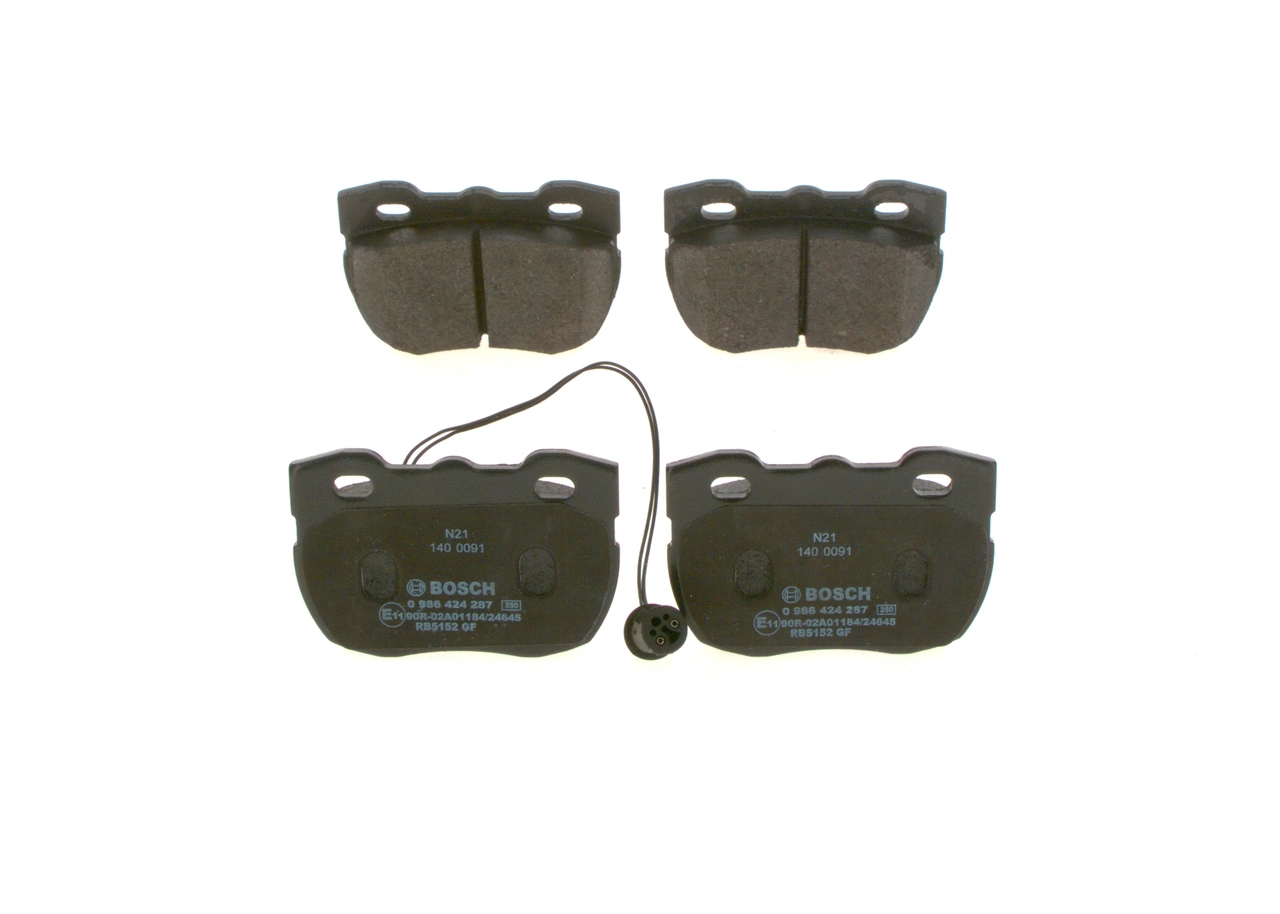 Гальмівні колодки Bosch 0986424287 ціна, від 24.53 USD