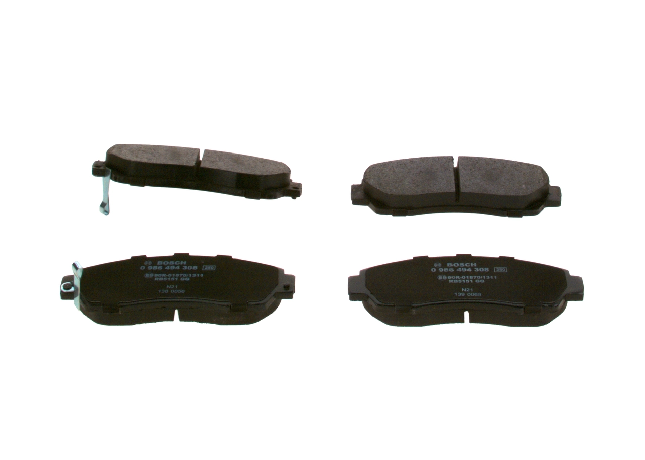 Гальмівні колодки Bosch 0986494308 ціна, від 35.14 USD