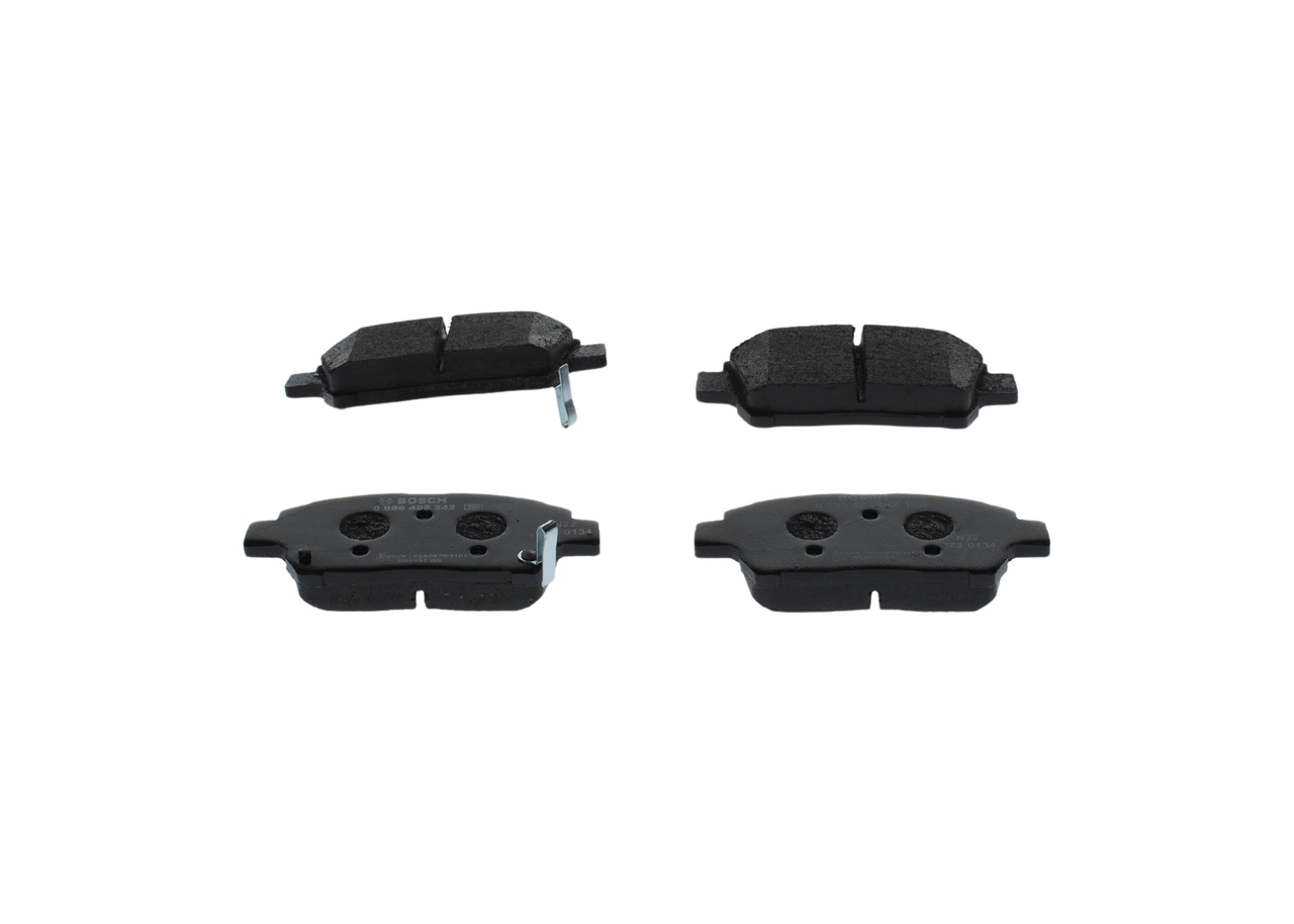 Купити 0986495242 Bosch Колодки гальмівні передні, дискові