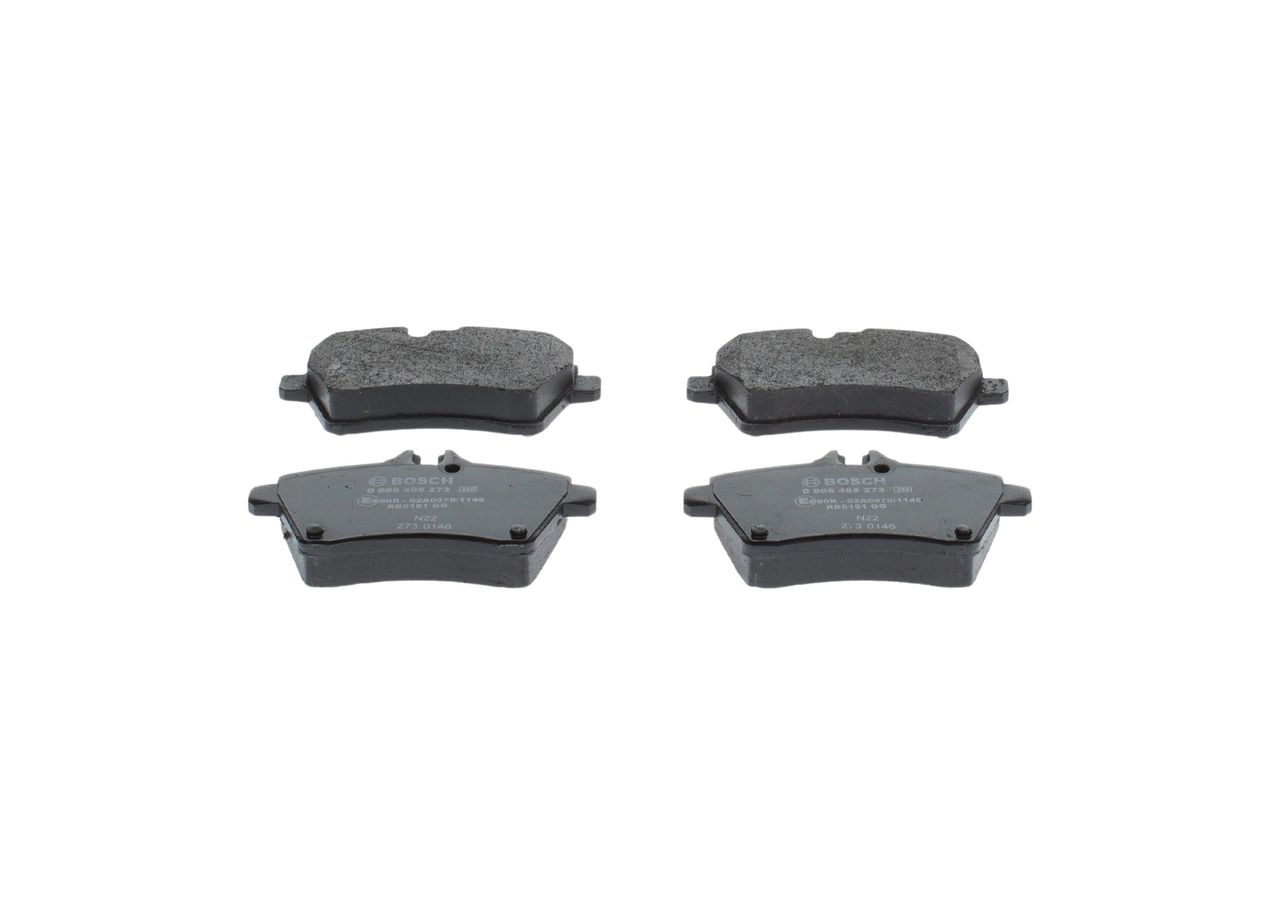 Купити 0986495273 Bosch Колодки гальмівні передні, дискові