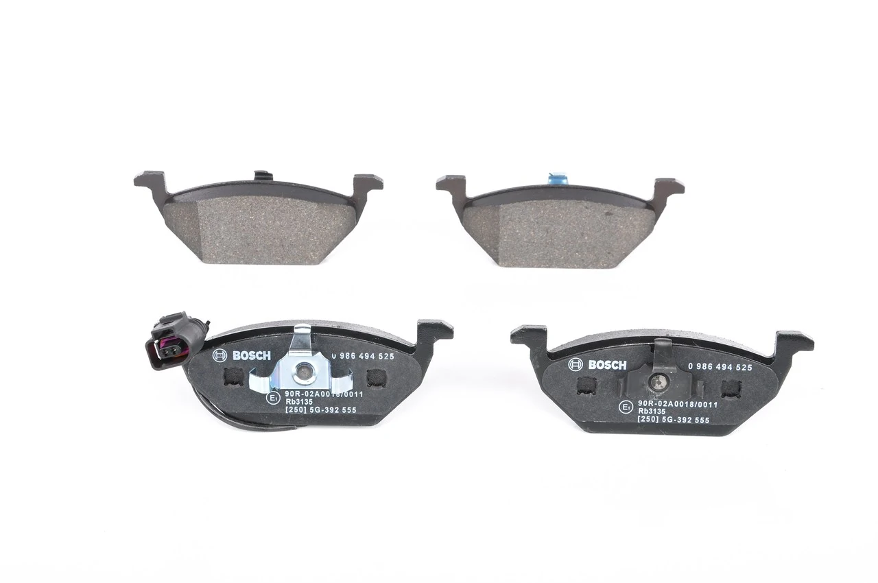0986494525 Bosch Передні гальмівні колодки