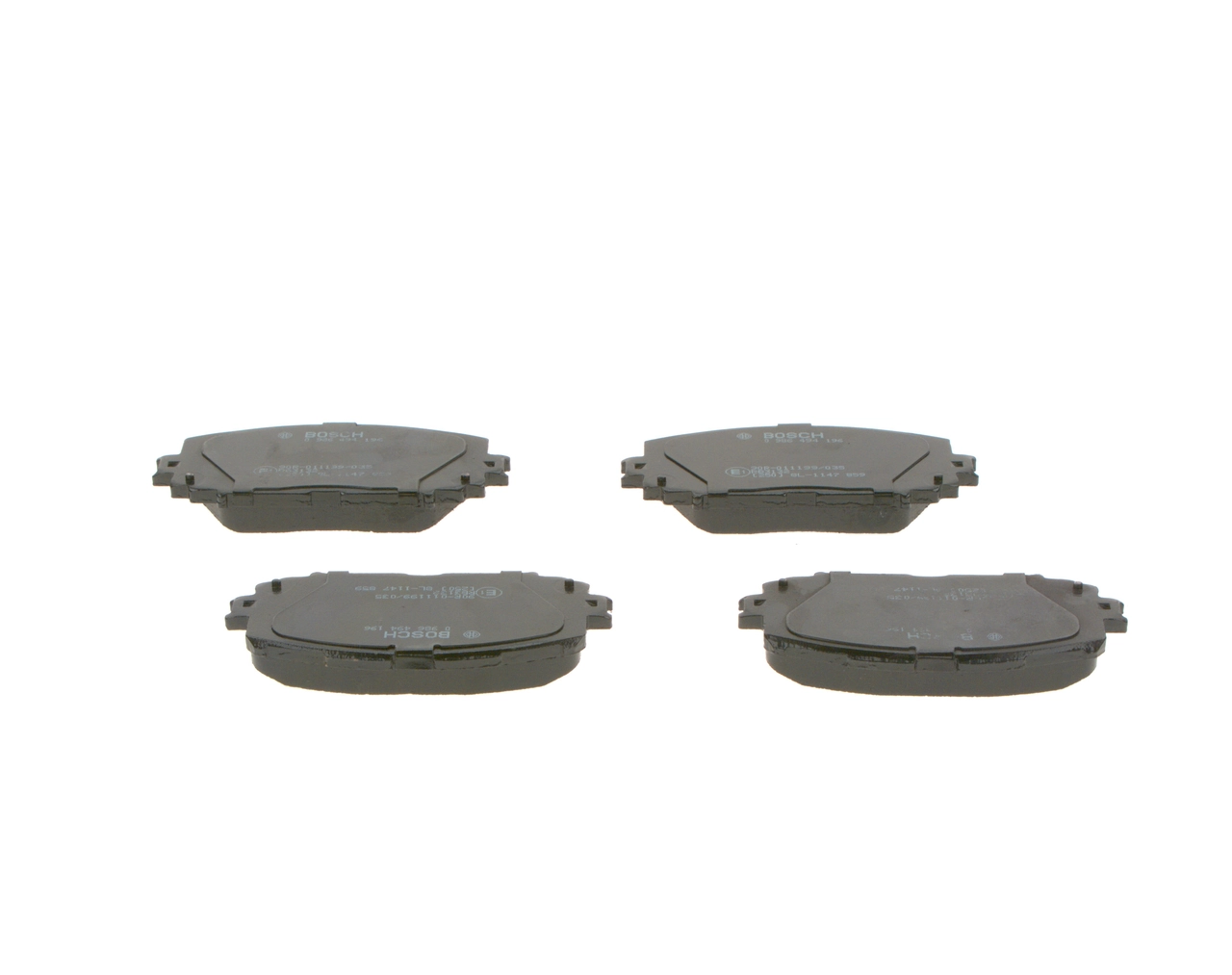 Купити 0986494196 Bosch Колодки гальмівні передні, дискові