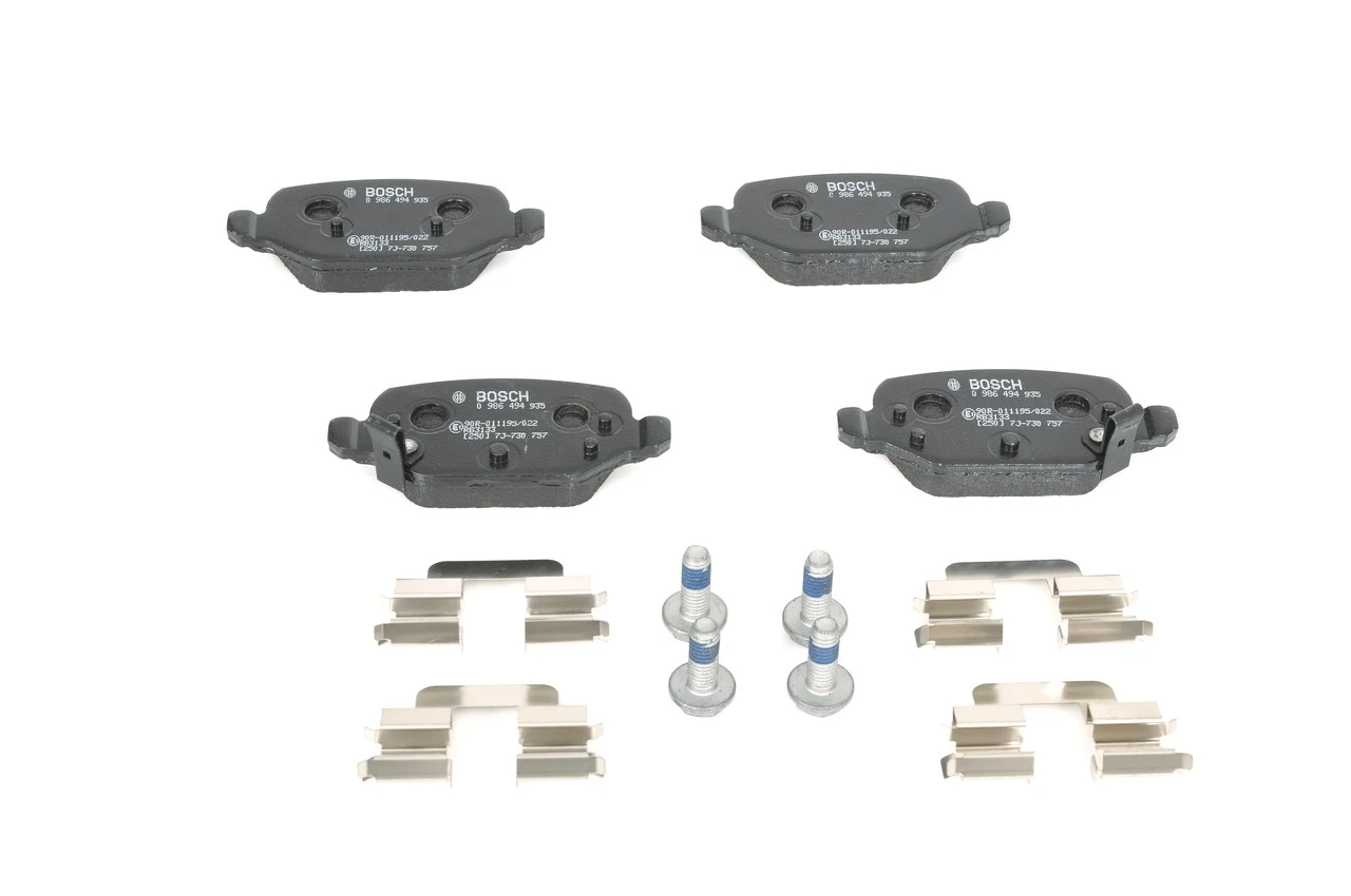 Задні гальмівні колодки 0986494935 Bosch