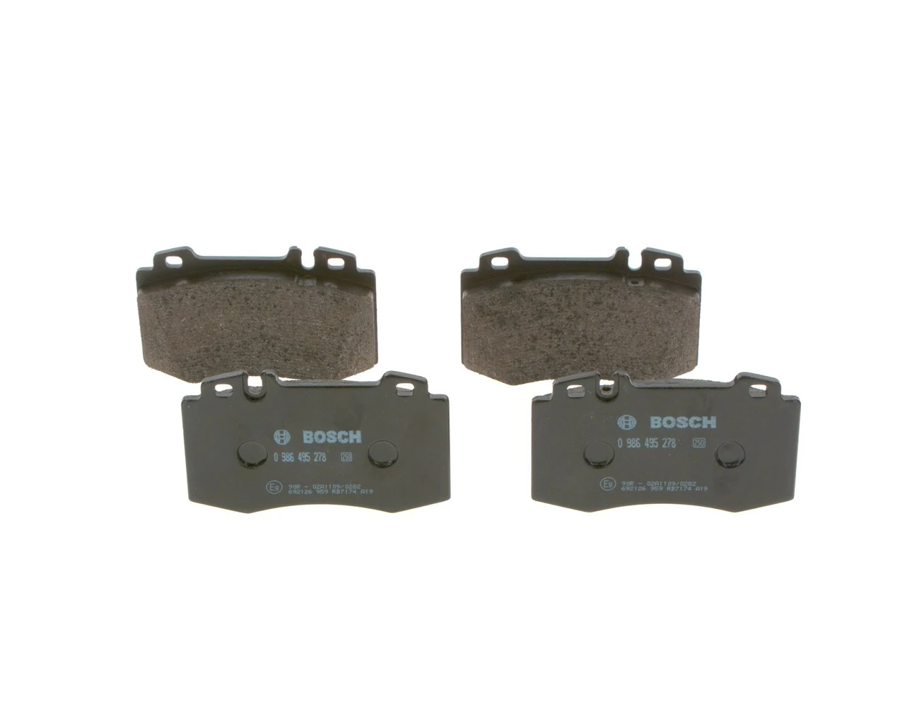 Гальмівні колодки Bosch 0986495278 ціна, від 40.23 USD