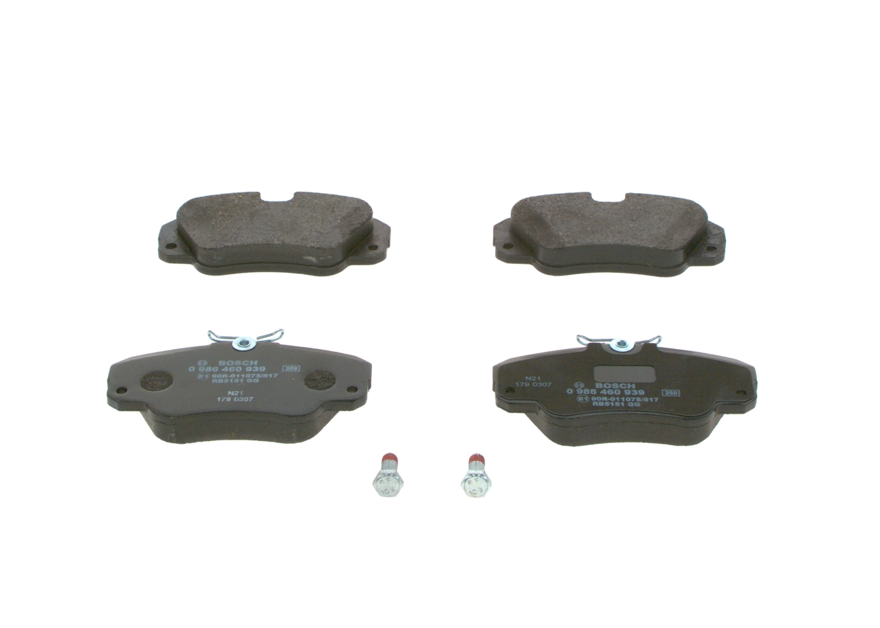 Купити 0986460939 Bosch Колодки гальмівні передні, дискові