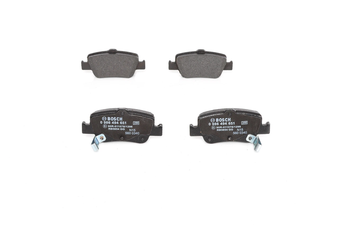 Задні гальмівні колодки Bosch 0986494651 ціна, від 25.82 USD