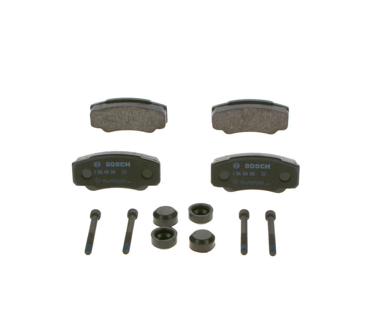 Задні гальмівні колодки 0986494049 Bosch