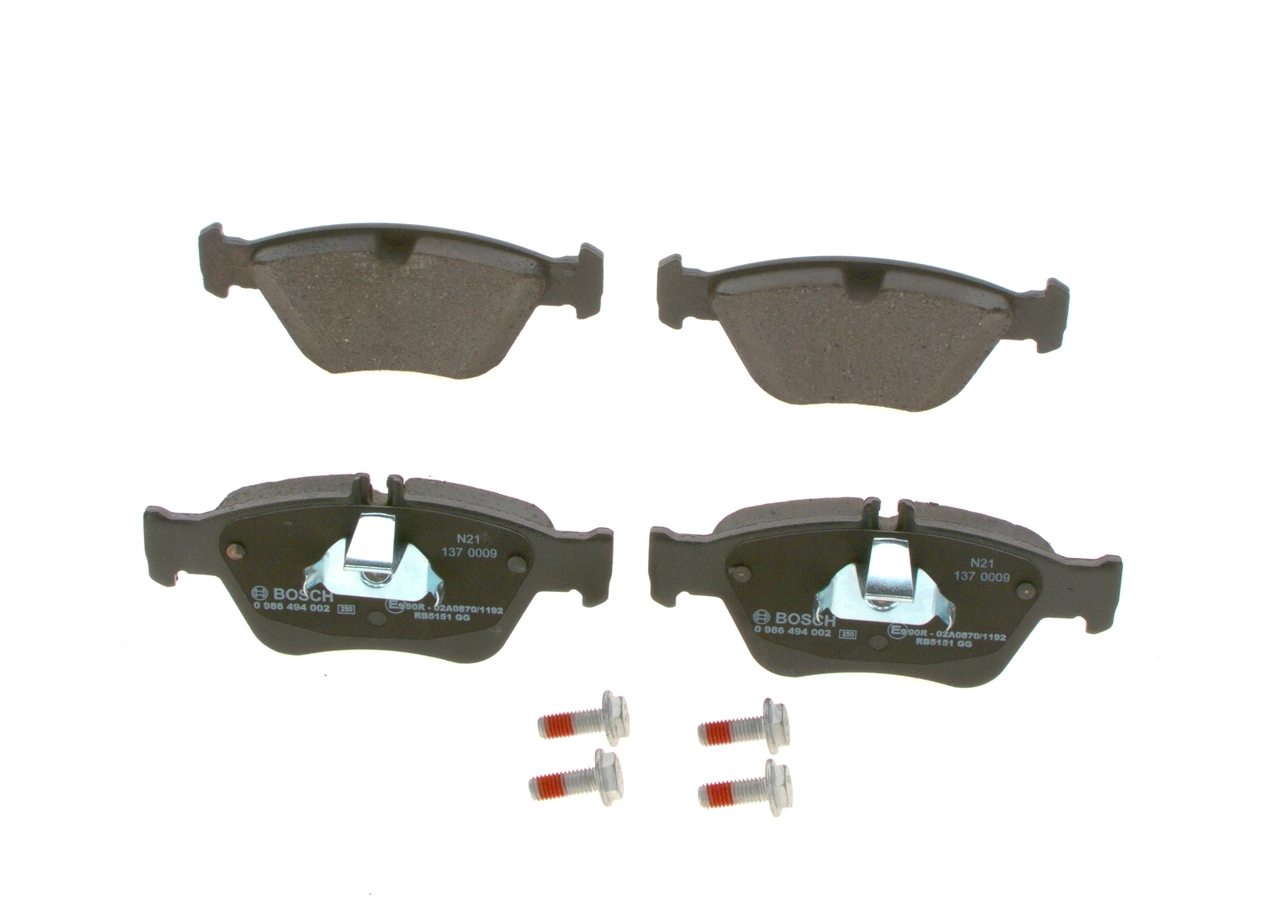 Гальмівні колодки Bosch 0986494002 ціна, від 27.62 USD
