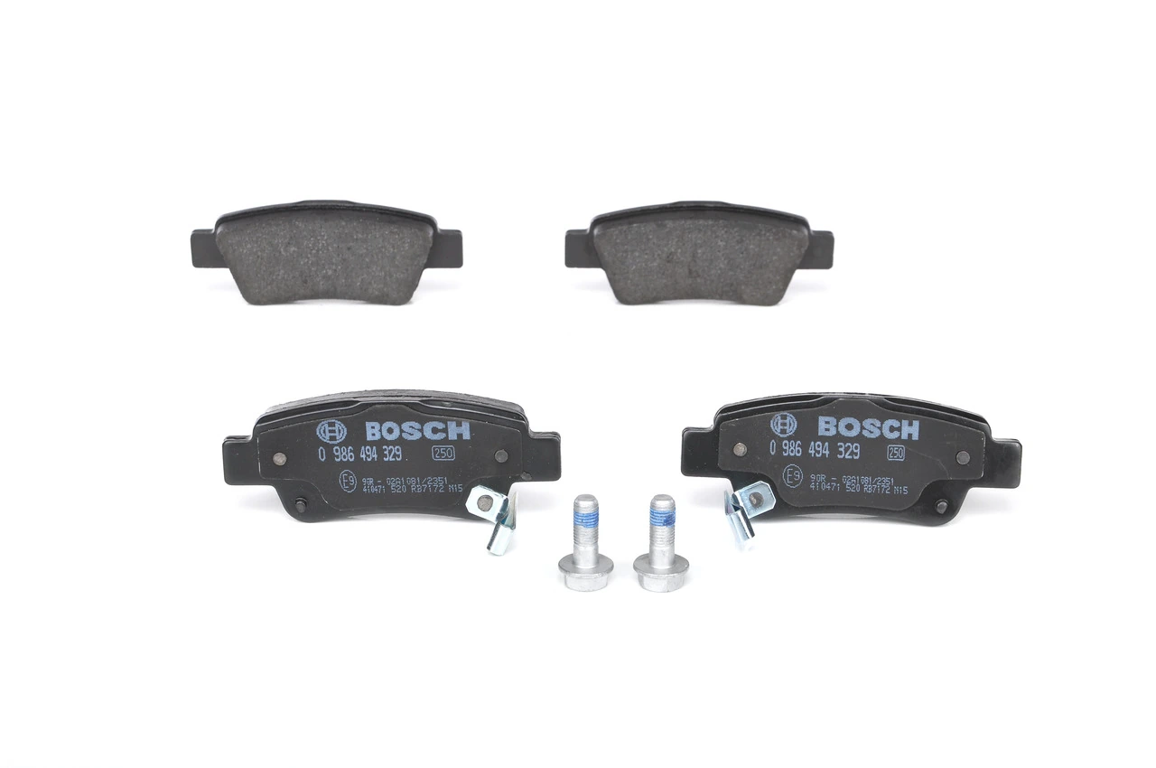 Задні гальмівні колодки 0986494329 Bosch