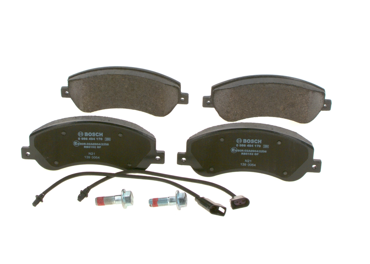 Гальмівні колодки Bosch 0986494170 ціна, від 36.55 USD