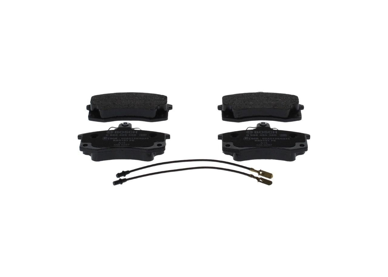 Гальмівні колодки Bosch 0986495360 ціна, від 562.38 UAH