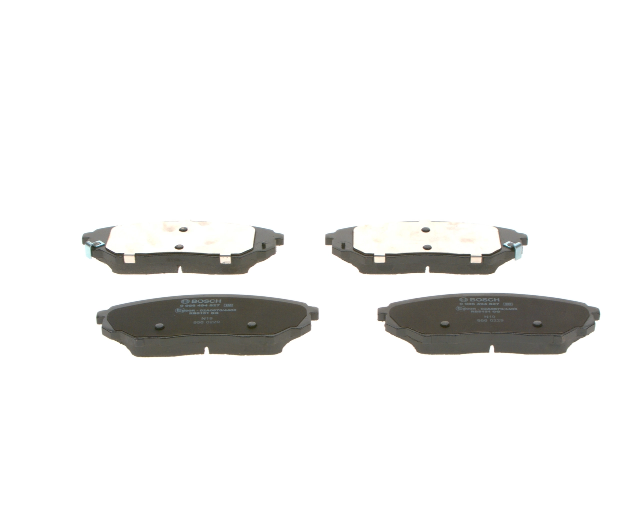 Гальмівні колодки Bosch 0986494827 ціна, від 32.85 USD
