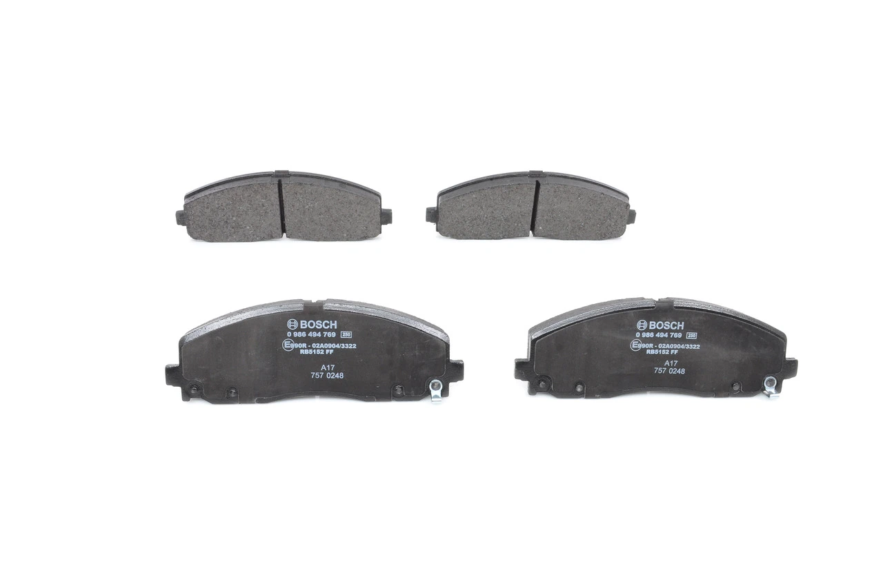 Тормозні колодки Bosch 0986494769