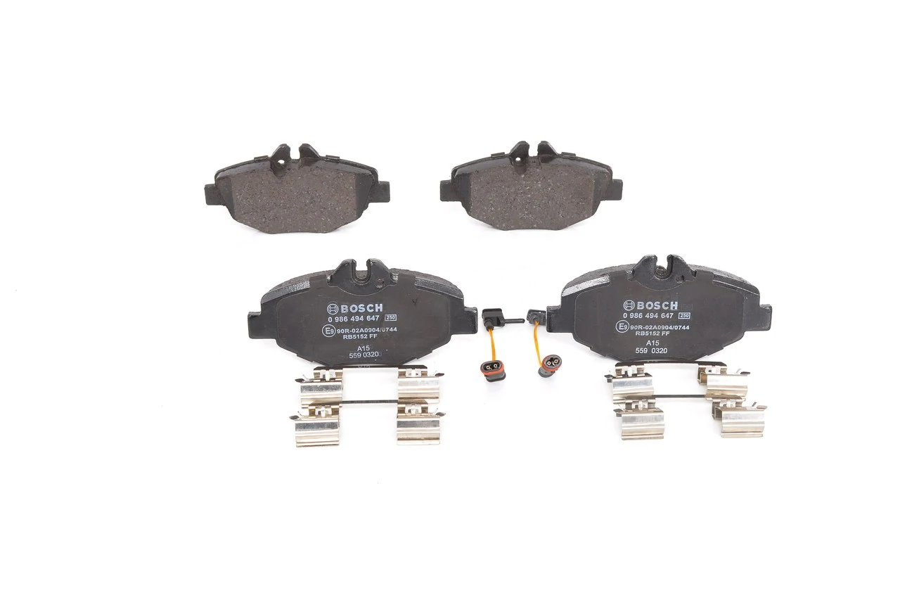 Купити 0986494647 Bosch Колодки гальмівні передні, дискові