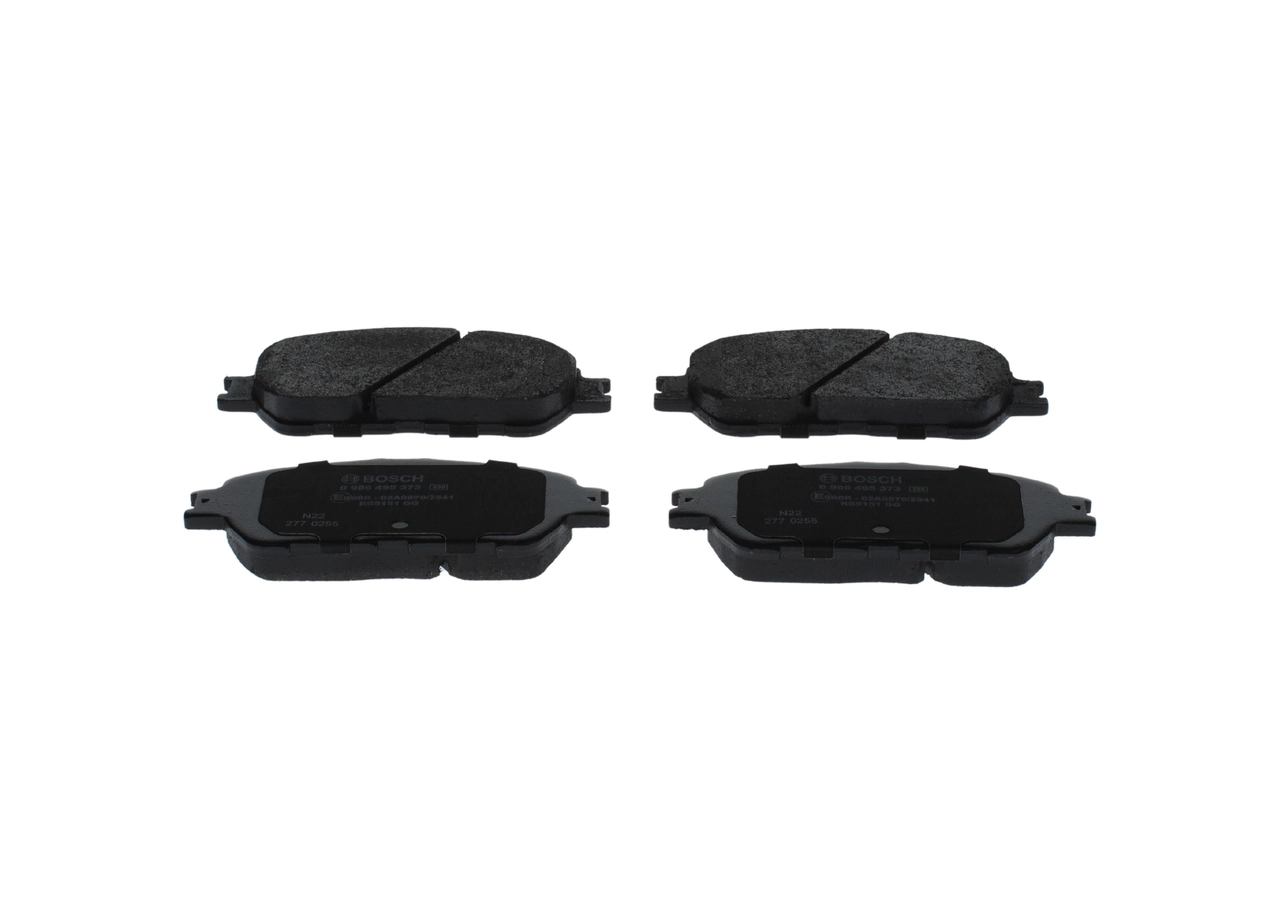 0986495373 Bosch Передні гальмівні колодки