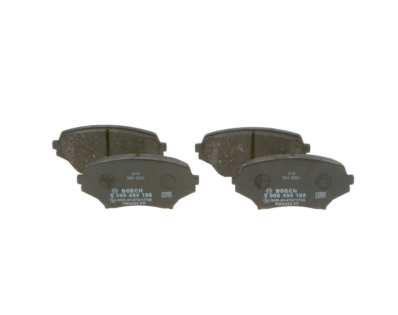 0986494188 Bosch Передні гальмівні колодки