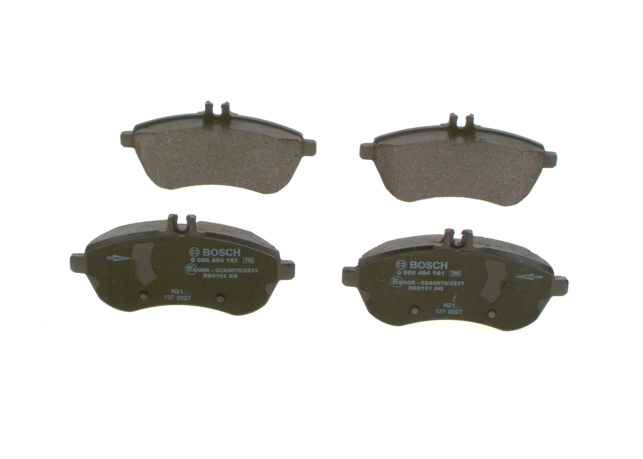 Гальмівні колодки Bosch 0986494161 ціна, від 38.77 USD