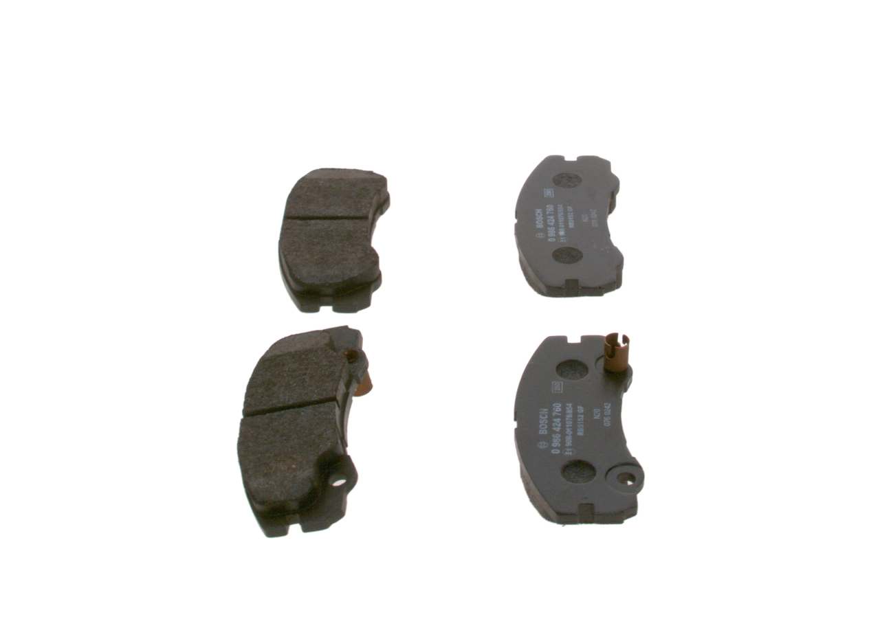 0986424760 Bosch Передні гальмівні колодки
