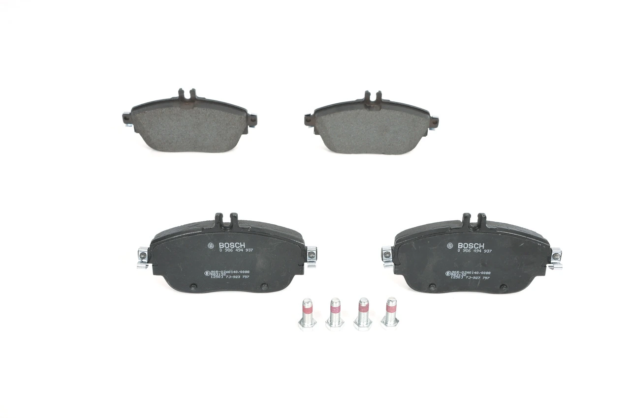 Купити 0986494937 Bosch Колодки гальмівні передні, дискові